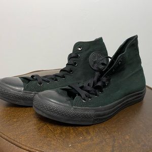 Dark Green and Black Converse Chuck Taylor All Star High-tops